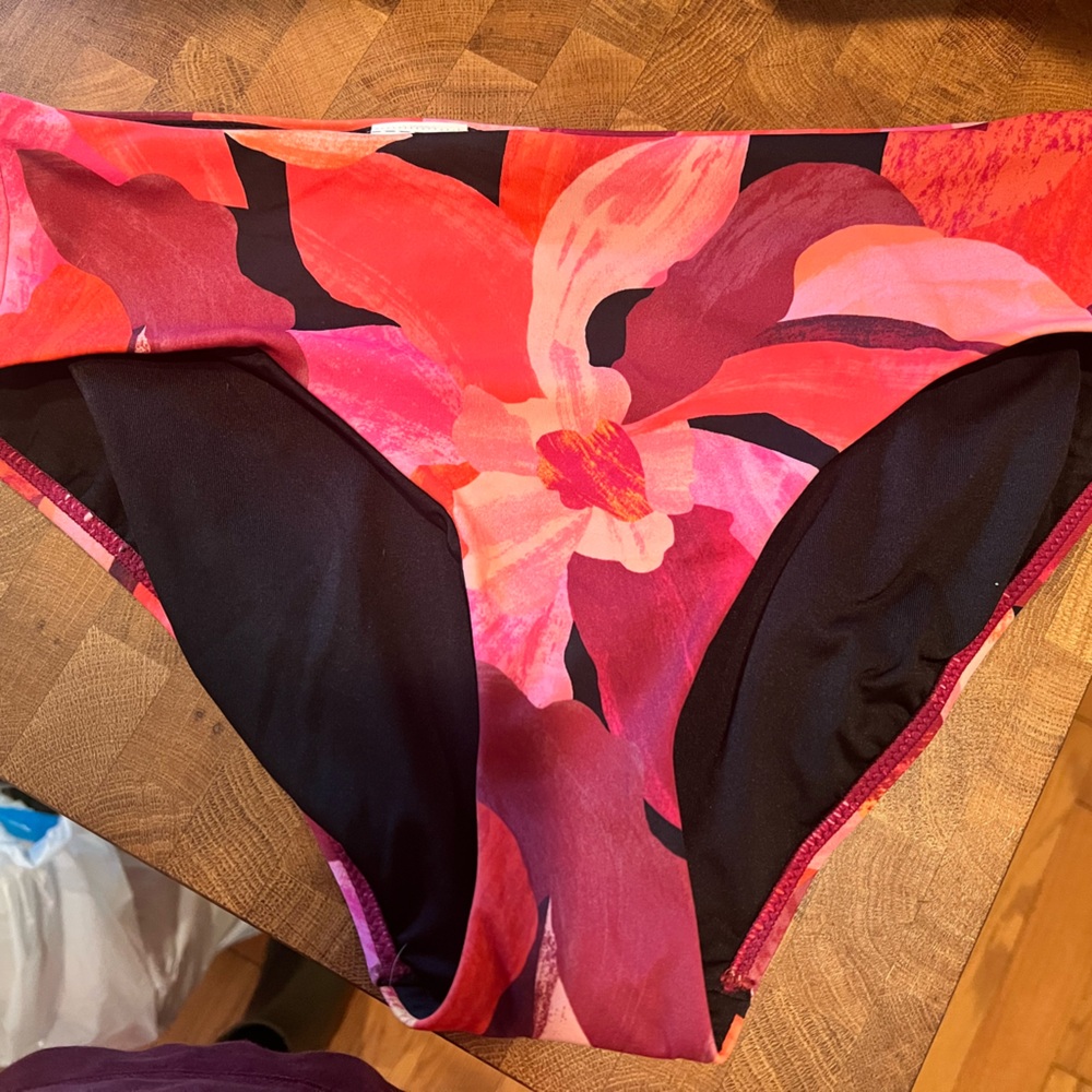 Athleta NWT Colorful Bikini Bottom